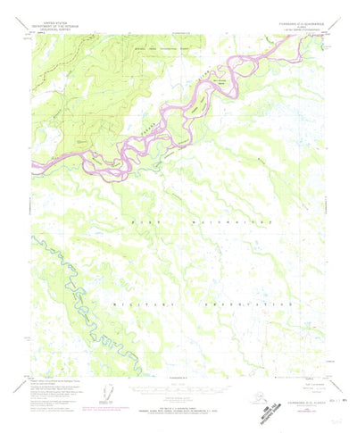 United States Geological Survey Fairbanks C-3, AK (1950, 63360-Scale) digital map