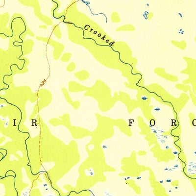 United States Geological Survey Fairbanks C-3, AK (1952, 63360-Scale) digital map