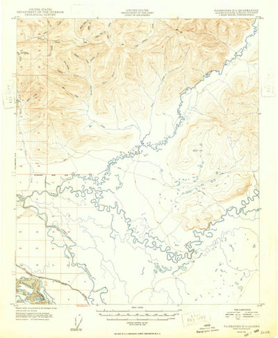 United States Geological Survey Fairbanks D-1, AK (1949, 62500-Scale) digital map