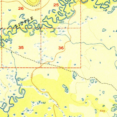 United States Geological Survey Fairbanks D-1, AK (1952, 63360-Scale) digital map