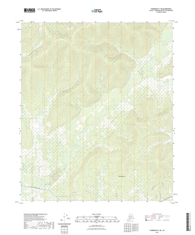 United States Geological Survey Fairbanks D-1 NE, AK (2021, 25000-Scale) digital map