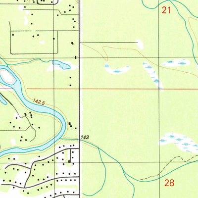 United States Geological Survey Fairbanks D-1 SW, AK (1992, 25000-Scale) digital map