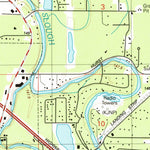 United States Geological Survey Fairbanks D-1 SW, AK (1992, 25000-Scale) digital map