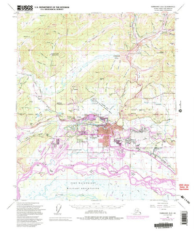 United States Geological Survey Fairbanks D-2, AK (1954, 63360-Scale) digital map