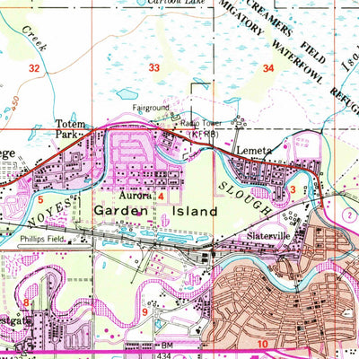 United States Geological Survey Fairbanks D-2, AK (1954, 63360-Scale) digital map