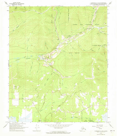 United States Geological Survey Fairbanks D-2 NE, AK (1966, 24000-Scale) digital map