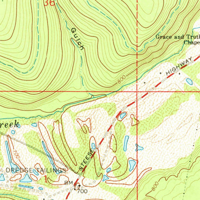 United States Geological Survey Fairbanks D-2 NE, AK (1966, 24000-Scale) digital map