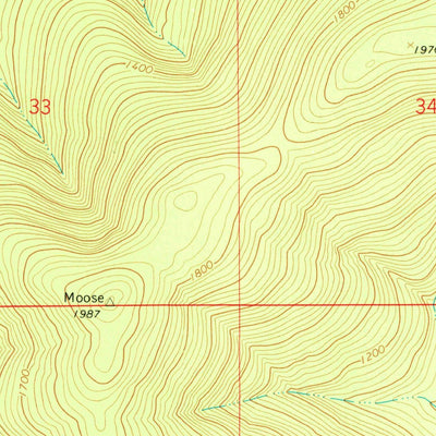 United States Geological Survey Fairbanks D-2 NW, AK (1966, 24000-Scale) digital map