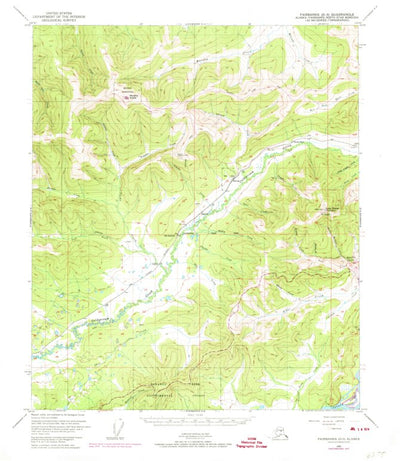 United States Geological Survey Fairbanks D-3, AK (1950, 63360-Scale) digital map