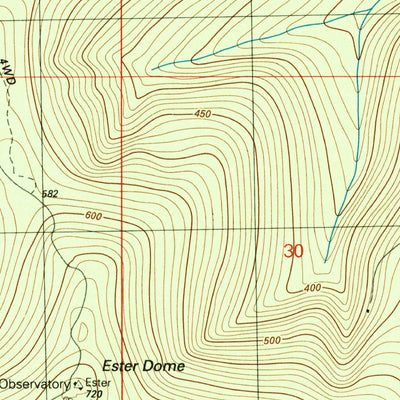 United States Geological Survey Fairbanks D-3 NE, AK (1992, 25000-Scale) digital map
