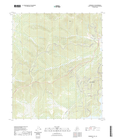 United States Geological Survey Fairbanks D-3 SE, AK (2021, 25000-Scale) digital map
