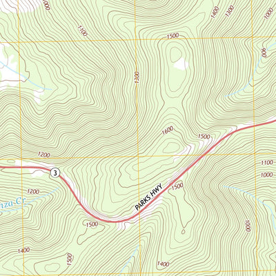 United States Geological Survey Fairbanks D-3 SW, AK (2013, 25000-Scale) digital map