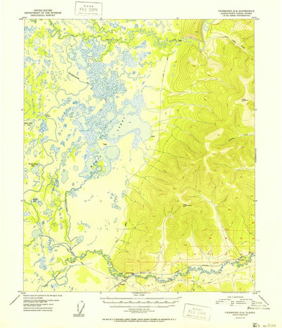 United States Geological Survey Fairbanks D-4, AK (1952, 63360-Scale) digital map