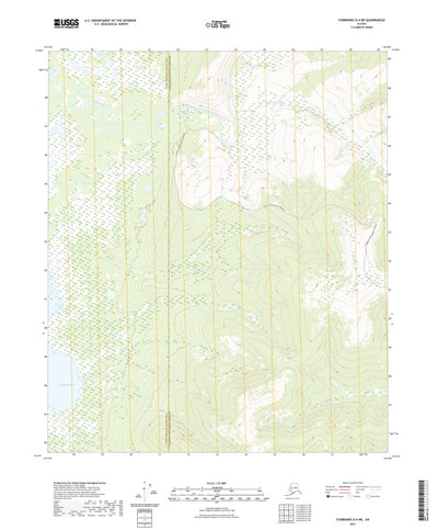 United States Geological Survey Fairbanks D-4 NE, AK (2021, 25000-Scale) digital map