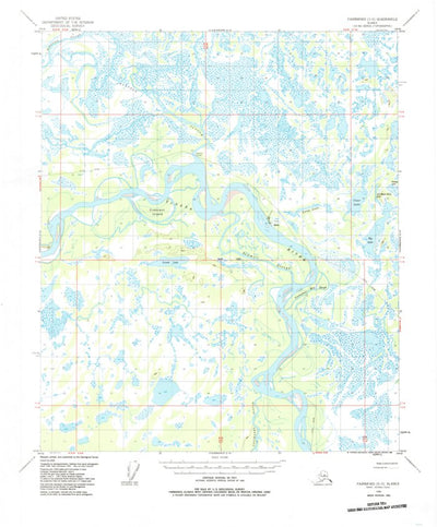 United States Geological Survey Fairbanks D-5, AK (1950, 63360-Scale) digital map