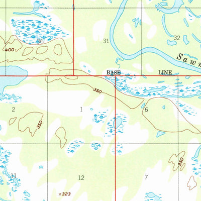 United States Geological Survey Fairbanks D-5, AK (1950, 63360-Scale) digital map