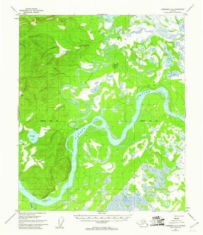United States Geological Survey Fairbanks D-6, AK (1954, 63360-Scale) digital map