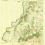 United States Geological Survey Fairbanks, IN-IL (1942, 24000-Scale) digital map