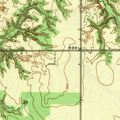 United States Geological Survey Fairbanks, IN-IL (1942, 24000-Scale) digital map