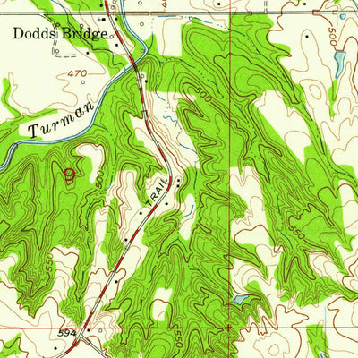 United States Geological Survey Fairbanks, IN-IL (1957, 24000-Scale) digital map