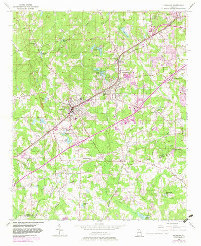 United States Geological Survey Fairburn, GA (1954, 24000-Scale) digital map