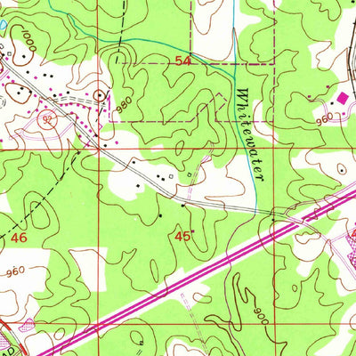 United States Geological Survey Fairburn, GA (1954, 24000-Scale) digital map