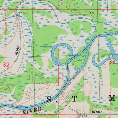United States Geological Survey Fairburn, WI (1984, 24000-Scale) digital map