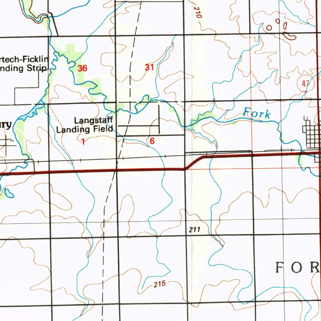 Fairbury, IL (1985, 100000-Scale) Map by United States Geological ...