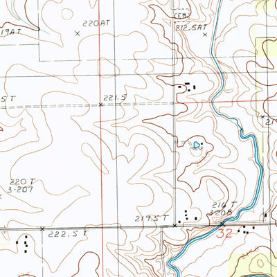 United States Geological Survey Fairbury, IL (1986, 24000-Scale) digital map
