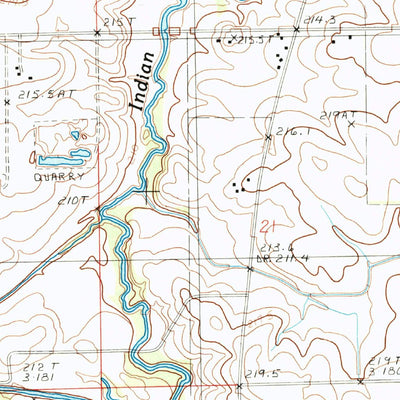 United States Geological Survey Fairbury, IL (1986, 24000-Scale) digital map