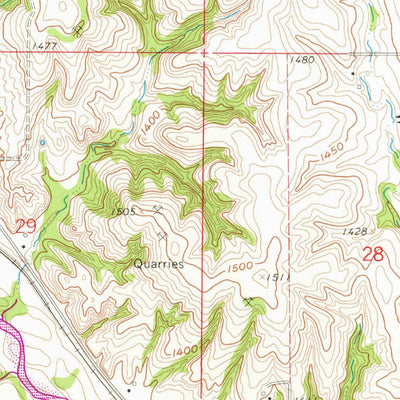 United States Geological Survey Fairbury, NE (1960, 24000-Scale) digital map