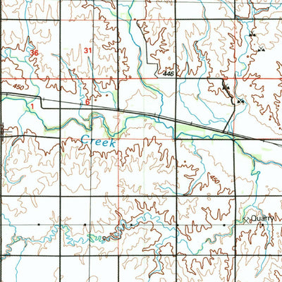 United States Geological Survey Fairbury, NE-KS (1985, 100000-Scale) digital map