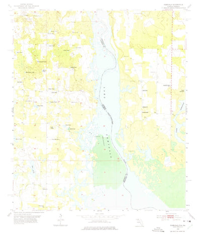 United States Geological Survey Fairchild, GA-FL (1955, 24000-Scale) digital map