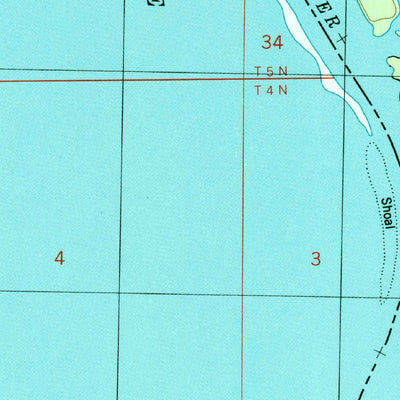 United States Geological Survey Fairchild, GA-FL (1994, 24000-Scale) digital map