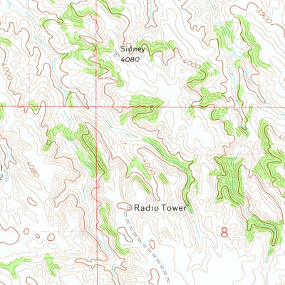 United States Geological Survey Fairchild Ranch, NE (1972, 24000-Scale) digital map