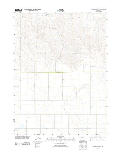 United States Geological Survey Fairchild Ranch, NE (2011, 24000-Scale) digital map