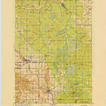 United States Geological Survey Fairchild, WI (1949, 62500-Scale) digital map