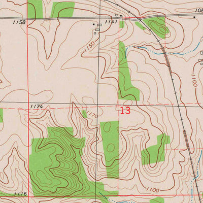 United States Geological Survey Fairchild, WI (1979, 24000-Scale) digital map