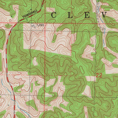 United States Geological Survey Fairchild, WI (1979, 24000-Scale) digital map