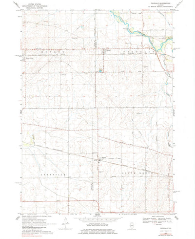 United States Geological Survey Fairdale, IL (1968, 24000-Scale) digital map
