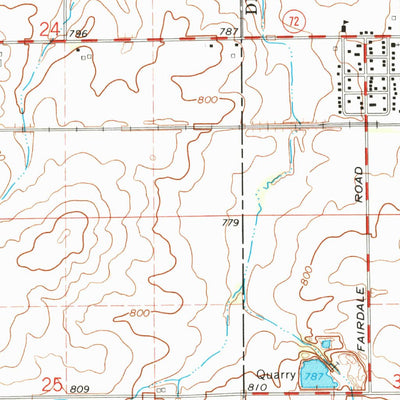 United States Geological Survey Fairdale, IL (1968, 24000-Scale) digital map