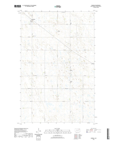 United States Geological Survey Fairdale, ND (2020, 24000-Scale) digital map