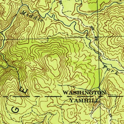 United States Geological Survey Fairdale, OR (1942, 62500-Scale) digital map