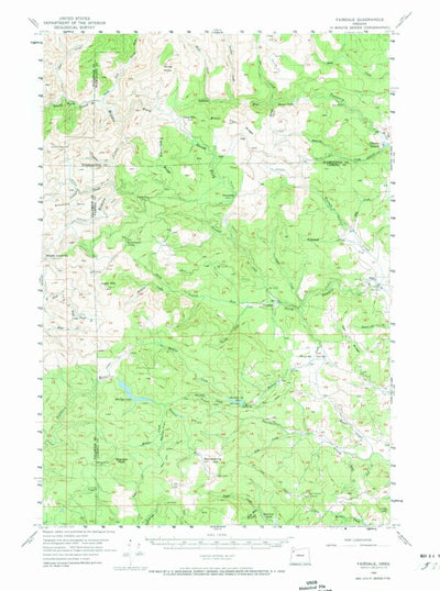 United States Geological Survey Fairdale, OR (1955, 62500-Scale) digital map
