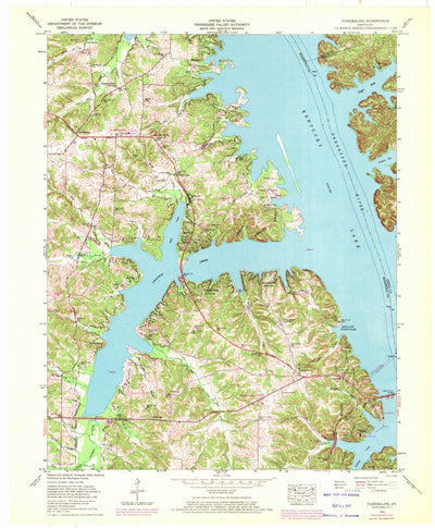 United States Geological Survey Fairdealing, KY (1955, 24000-Scale) digital map