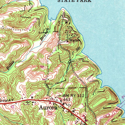 United States Geological Survey Fairdealing, KY (1955, 24000-Scale) digital map