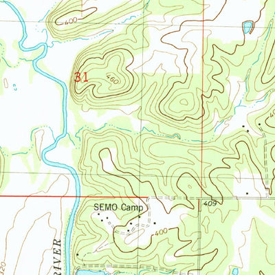United States Geological Survey Fairdealing, MO (1979, 24000-Scale) digital map