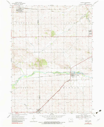 United States Geological Survey Fairfax, IA (1968, 24000-Scale) digital map