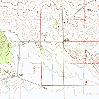 United States Geological Survey Fairfax, IA (1968, 24000-Scale) digital map