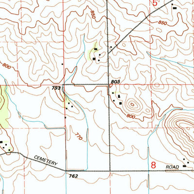 United States Geological Survey Fairfax, IA (1993, 24000-Scale) digital map